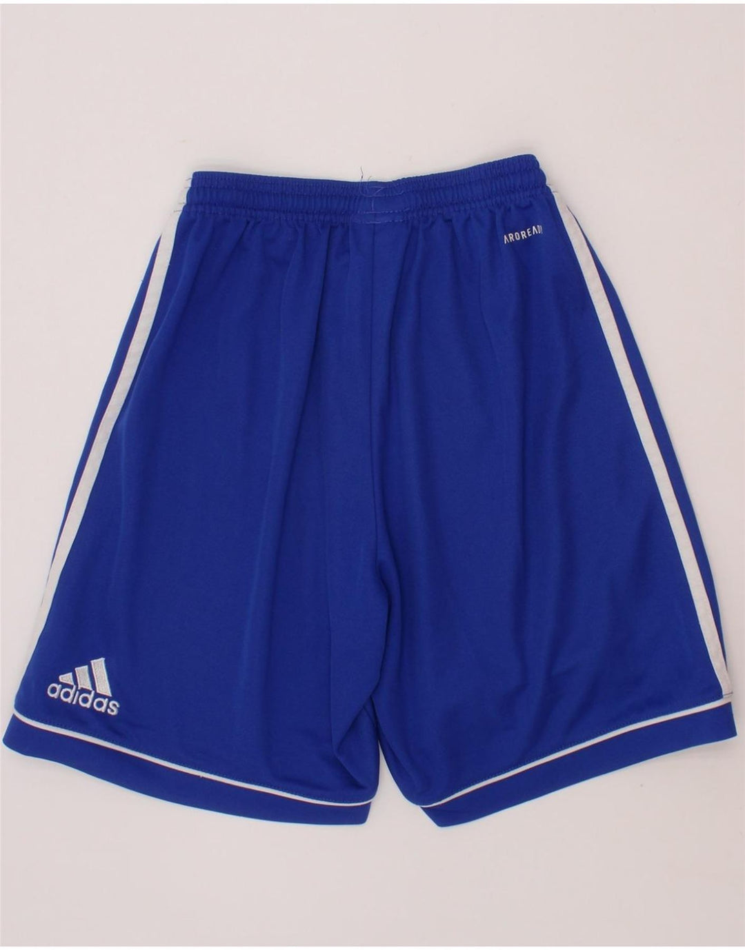 ADIDAS Boys Sport Shorts 4-5 Years XS Blue Polyester Vintage Adidas and Second-Hand Adidas from Messina Hembry 
