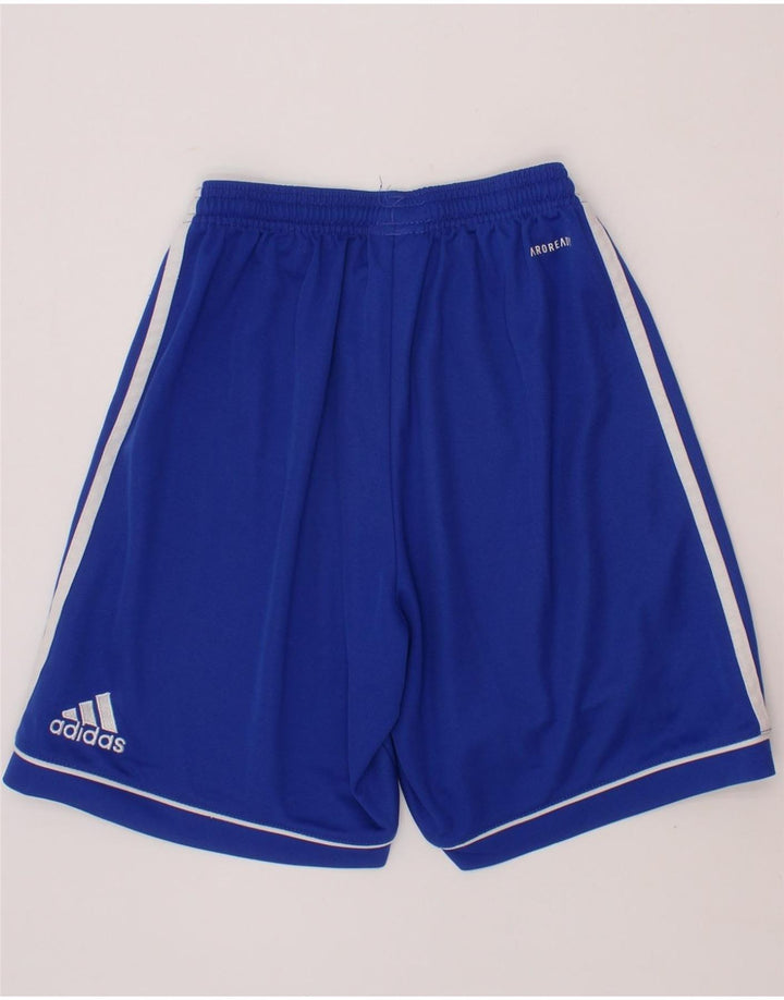 ADIDAS Boys Sport Shorts 4-5 Years XS Blue Polyester Vintage Adidas and Second-Hand Adidas from Messina Hembry 