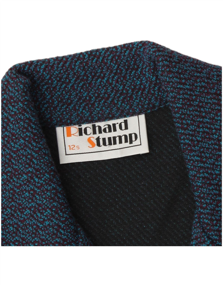 Jachetă Blazer pentru femei Richard Stump, cu 5 nasturi, UK 12 Medium Blue Striped