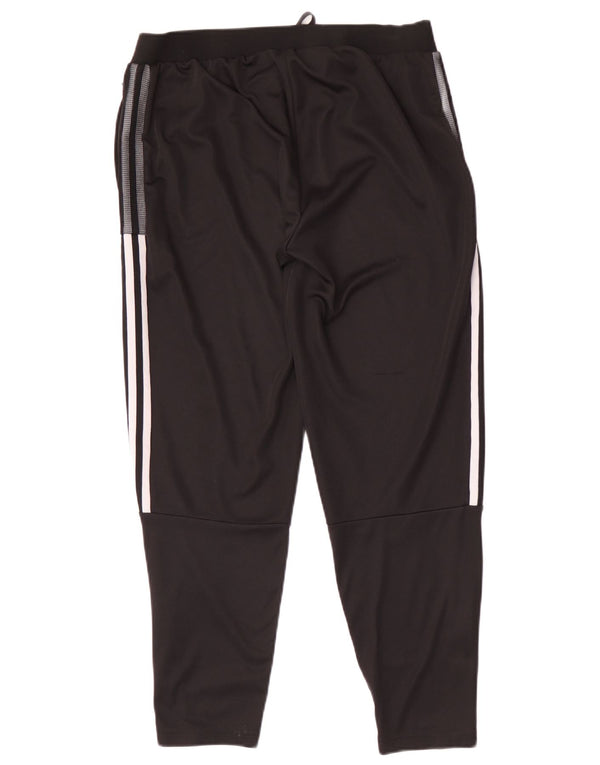 Pantaloni de trening Adidas pentru femei Marea Britanie 16/18 Poliester negru mare