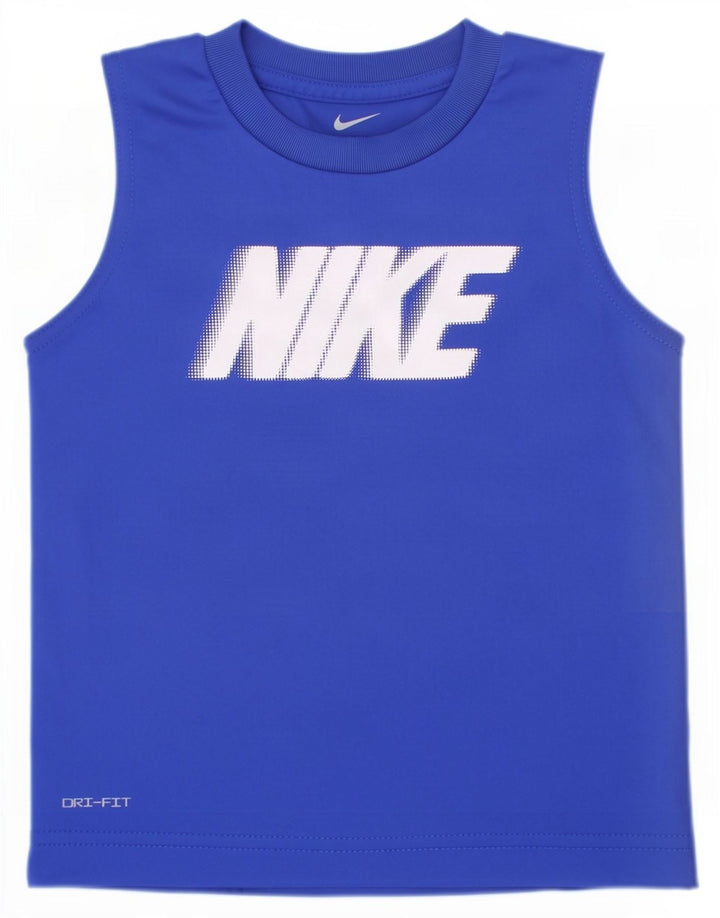Vesta Nike Dri Fit Graphic pentru băieți, 2-3 ani, poliester albastru