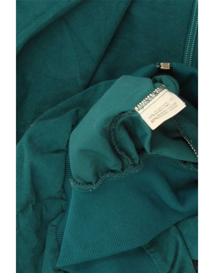 Jachetă de top pentru trening Asics pentru femei IT 46, mare, verde, color block retro
