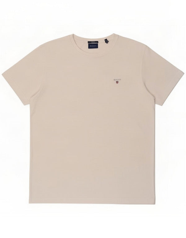 Gant Bărbați Regular Fit T-shirt Top Large White Button