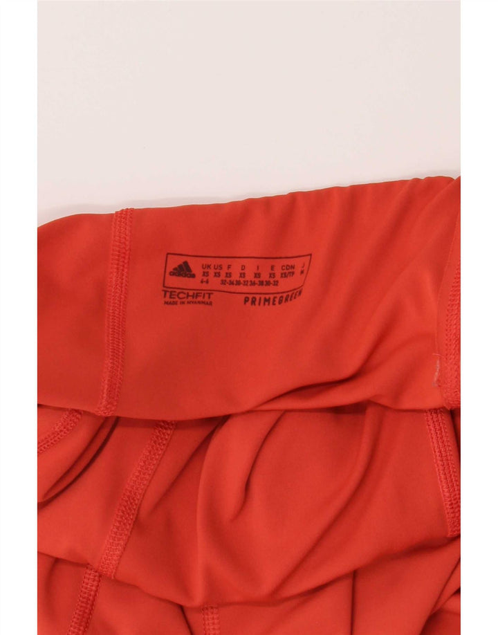 Leggings grafic Adidas pentru femei UK 4/6 XS poliester roșu