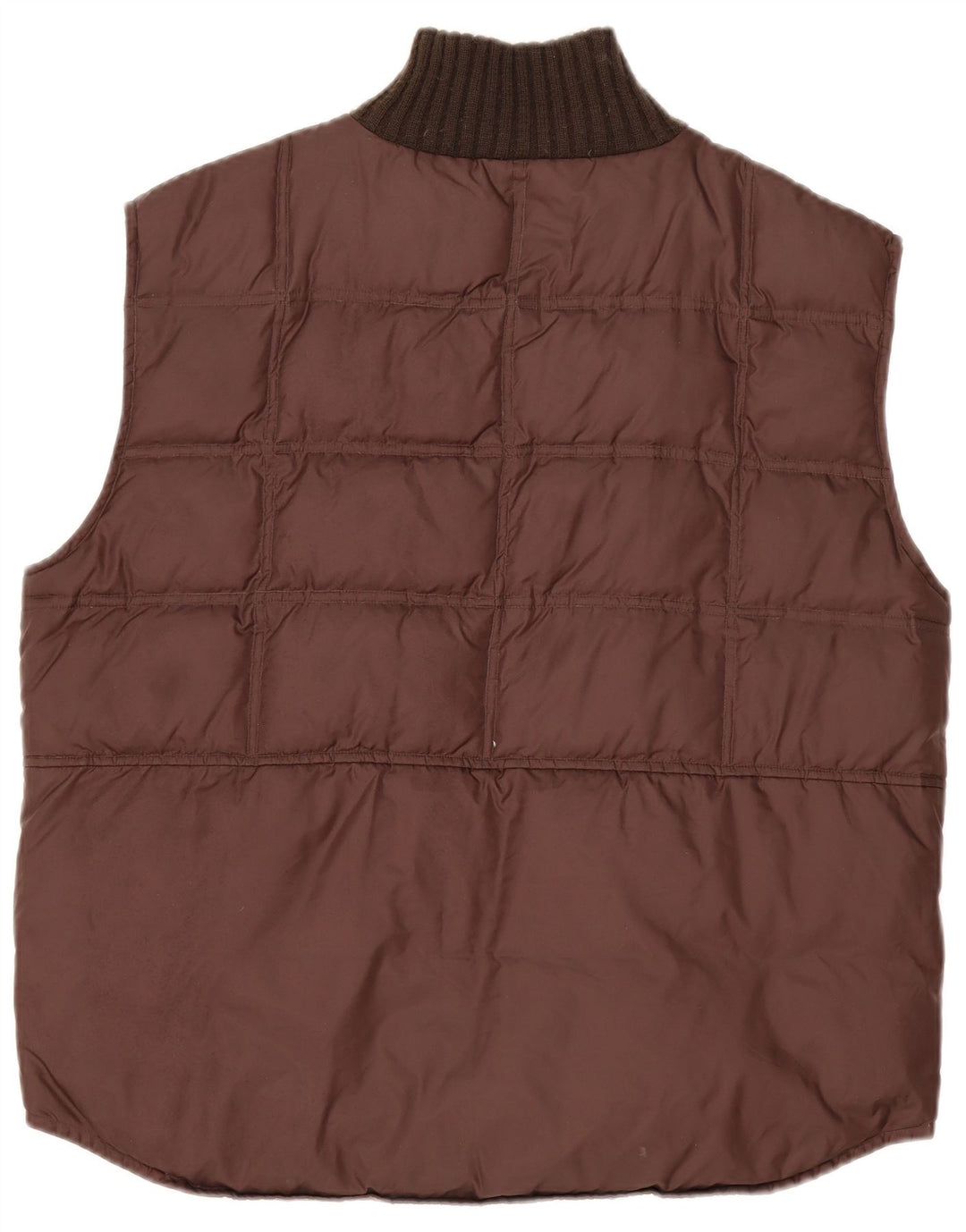 Gilet Căptușit pentru bărbați Vintage UK 40 Large Brown