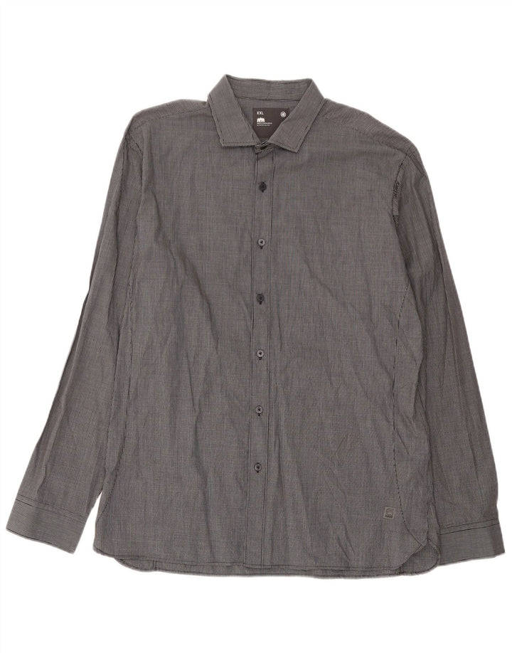 Cămașă pentru bărbați G-Star 2XL, bumbac gri Gingham