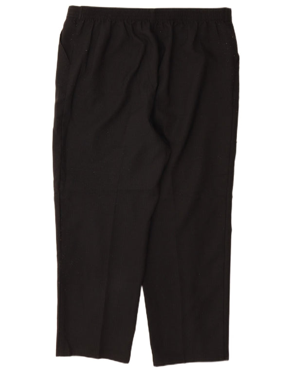 Pantaloni casual drepti pentru femei Marks & Spencer UK 18 XL W36 L28 Negri