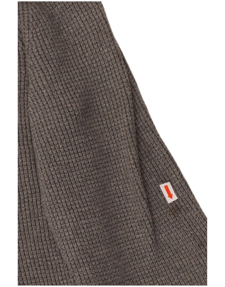 ALL SAINTS Mens Crew Neck Jumper Sweater Small Grey Cotton