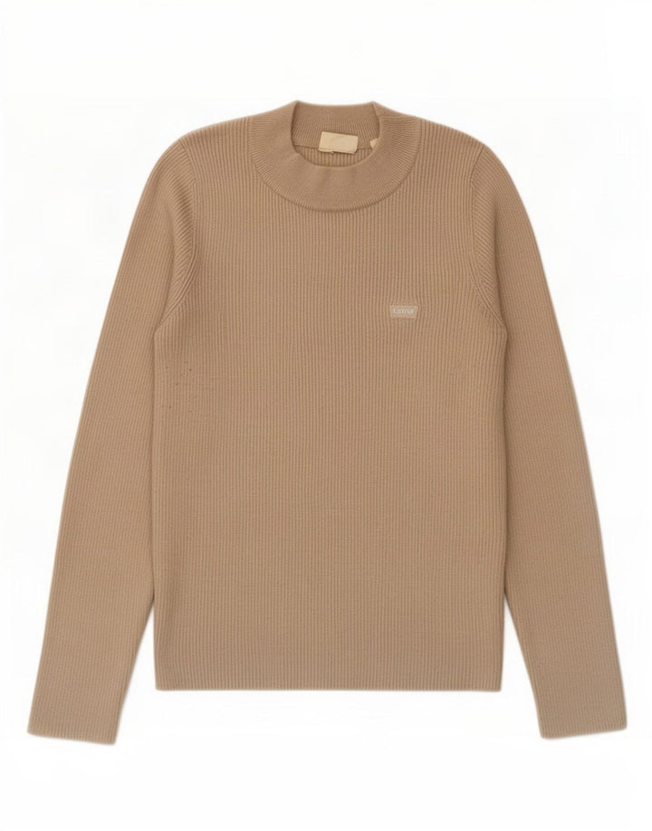 Pulover Levi's pentru femei cu decolteu rotund UK 4 XS Bej