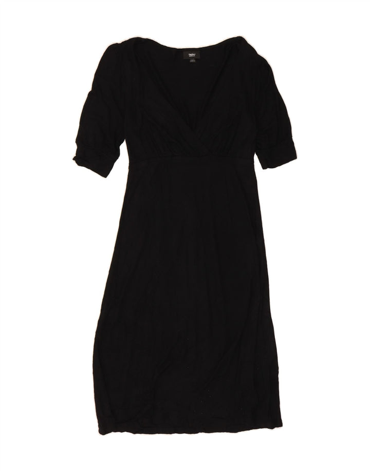 MOSSIMO Womens A-Line Dress UK 4 XS Black Rayon Vintage Mossimo and Second-Hand Mossimo from Messina Hembry 