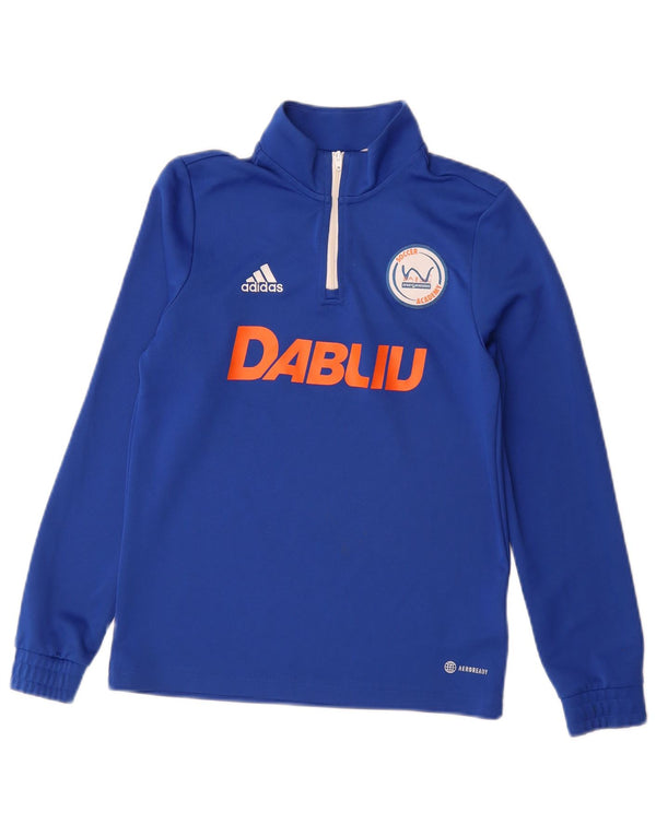 Adidas Băieți Dabliu Soccer Academy Top Grafic Mânecă Lungă 11-12 Ani Albastru
