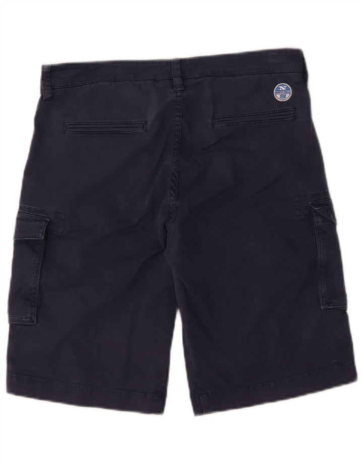 Pantaloni scurti cargo North Sails pentru femei EU 42 Medium W28 Bumbac bleumarin