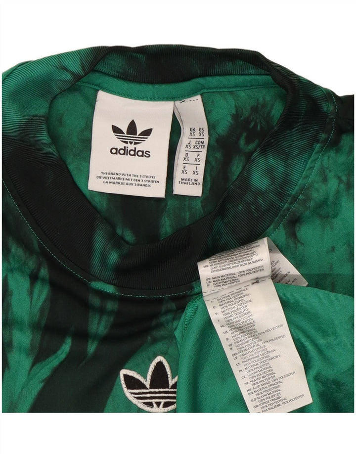 Tricou pentru bărbați Adidas Top XS Verde Tie Dye Poliester