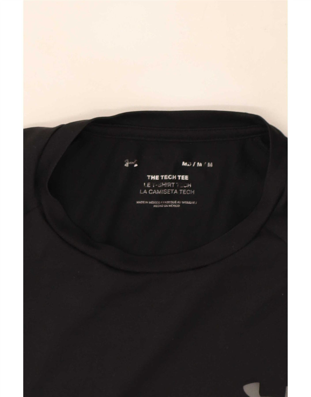 Tricou Under Armour pentru bărbați Top Mediu Negru