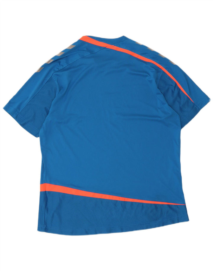 Tricou grafic pentru bărbați Hummel Top mare cu dungi albastre