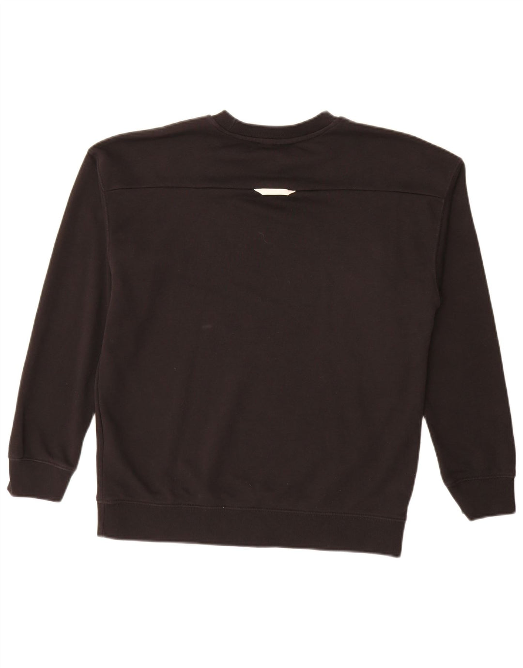 ADIDAS Pulover cu grafic pentru femei UK 14 Bumbac negru mare