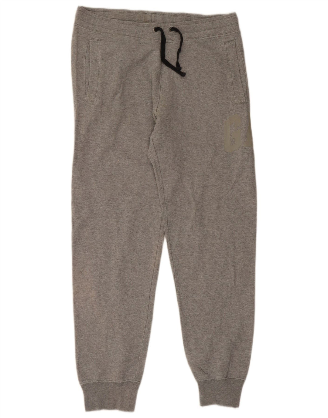 Gap Pantaloni de trening grafic pentru bărbați Pantaloni de jogging Bumbac gri mic