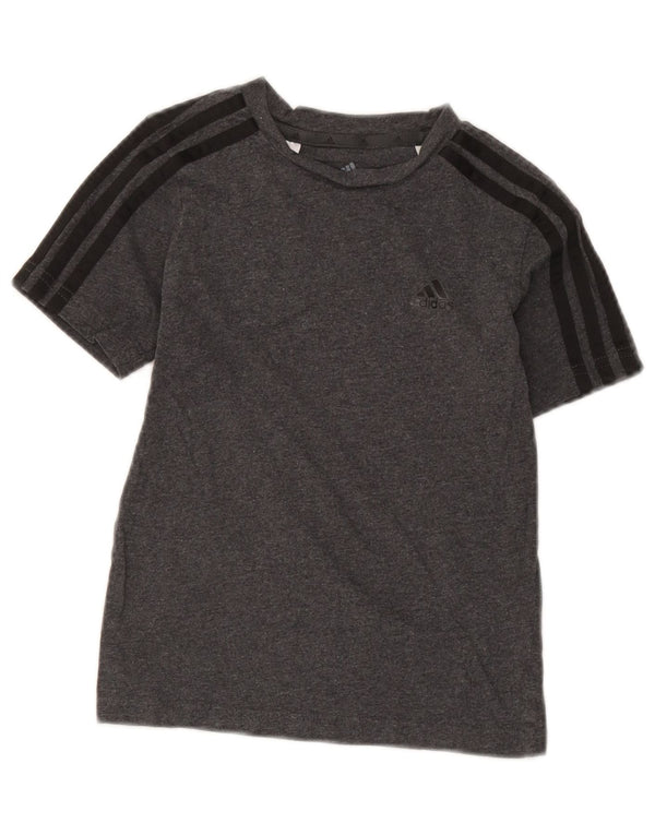 Tricou pentru băieți Adidas Top 7-8 ani bumbac cu pete gri