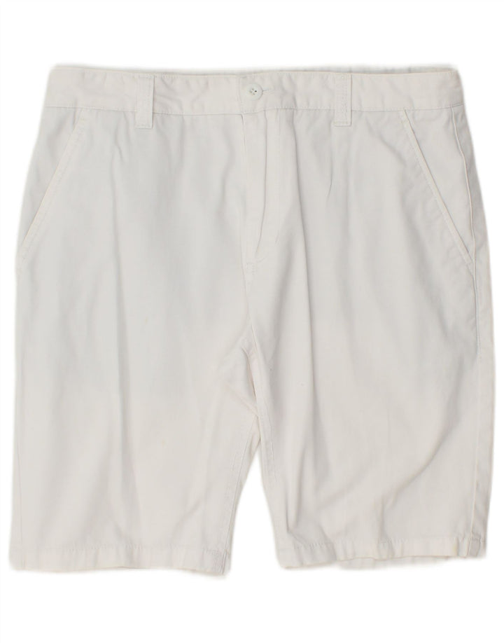 Pantaloni scurți chino VINTAGE pentru bărbați IT 48 Medium W32 Bumbac alb
