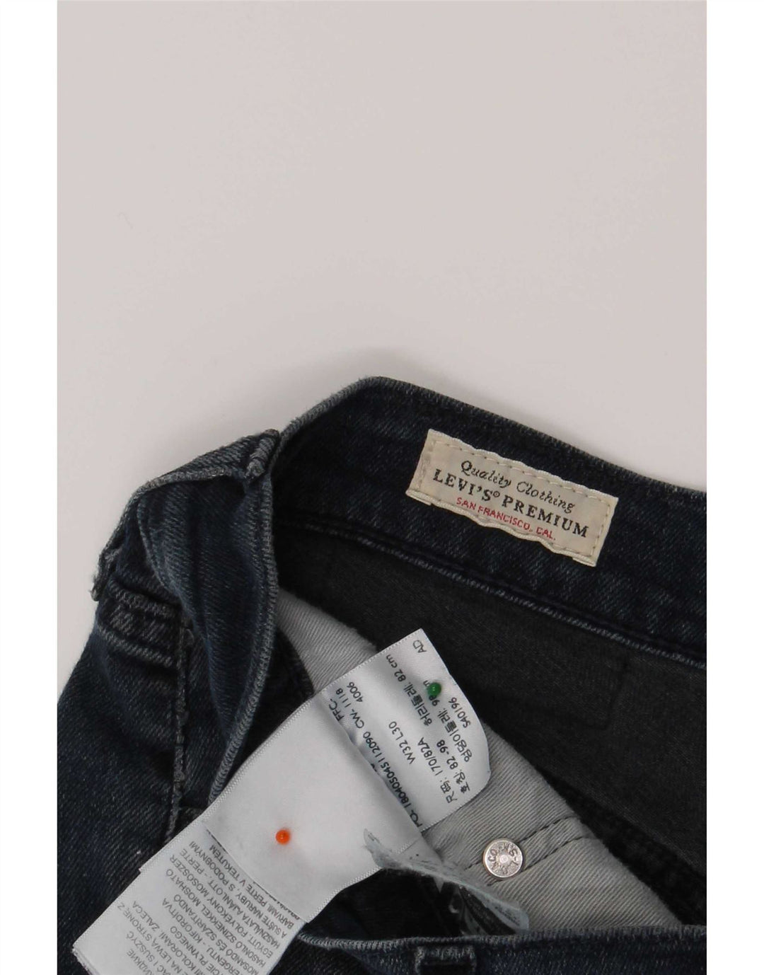 Blugi slim pentru bărbați Levi's W32 L30 bumbac bleumarin