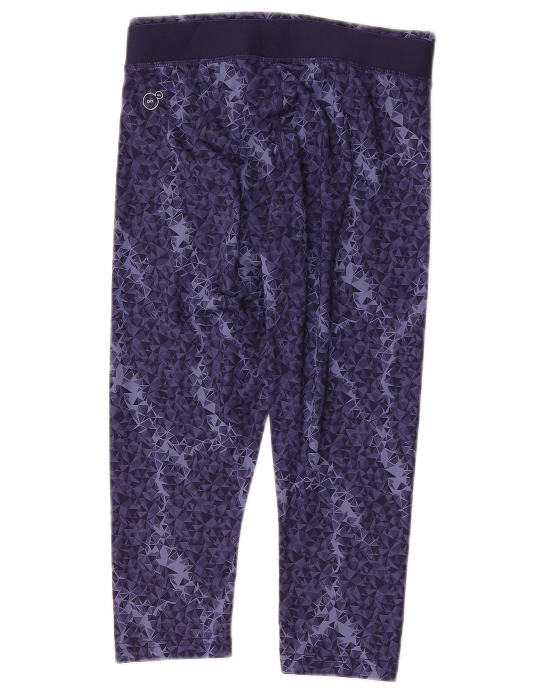Leggings Capri Puma pentru femei UK 10, poliester geometric, albastru marin