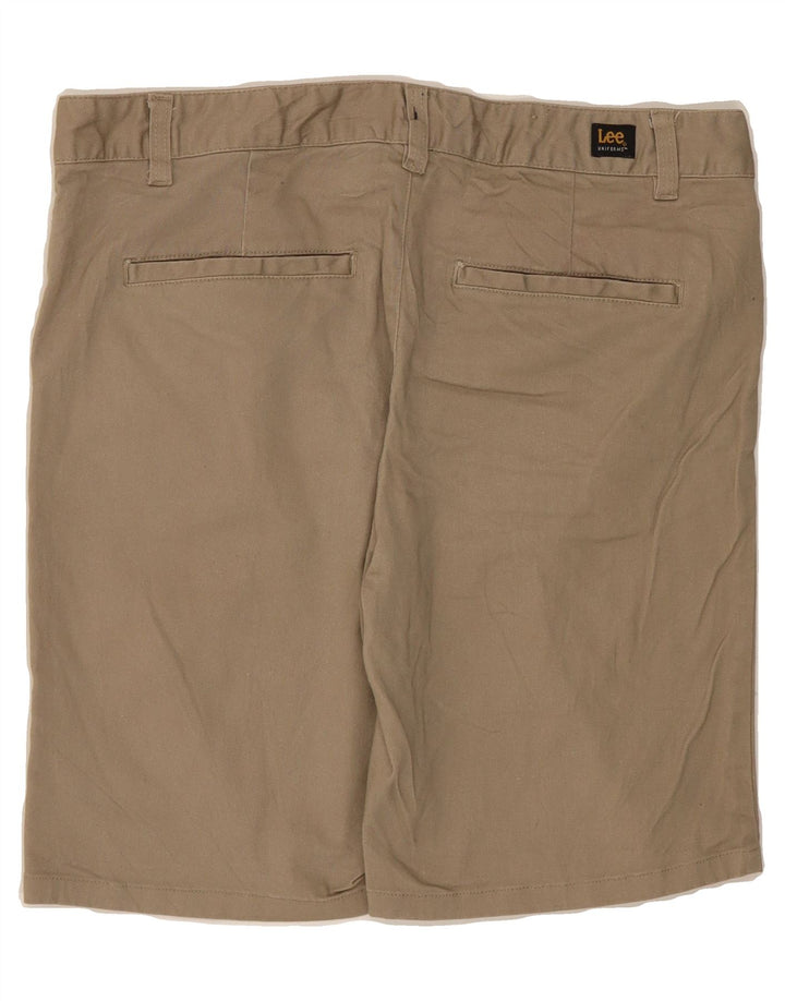 LEE Mens Chino Shorts W32 Large Beige Cotton Vintage Lee and Second-Hand Lee from Messina Hembry 