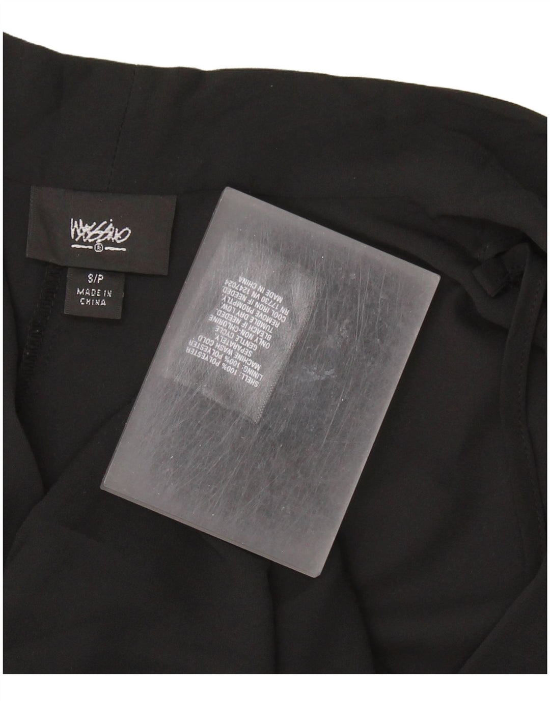 Bluză fără mâneci pentru femei MOSSIMO UK 10 Poliester negru mic