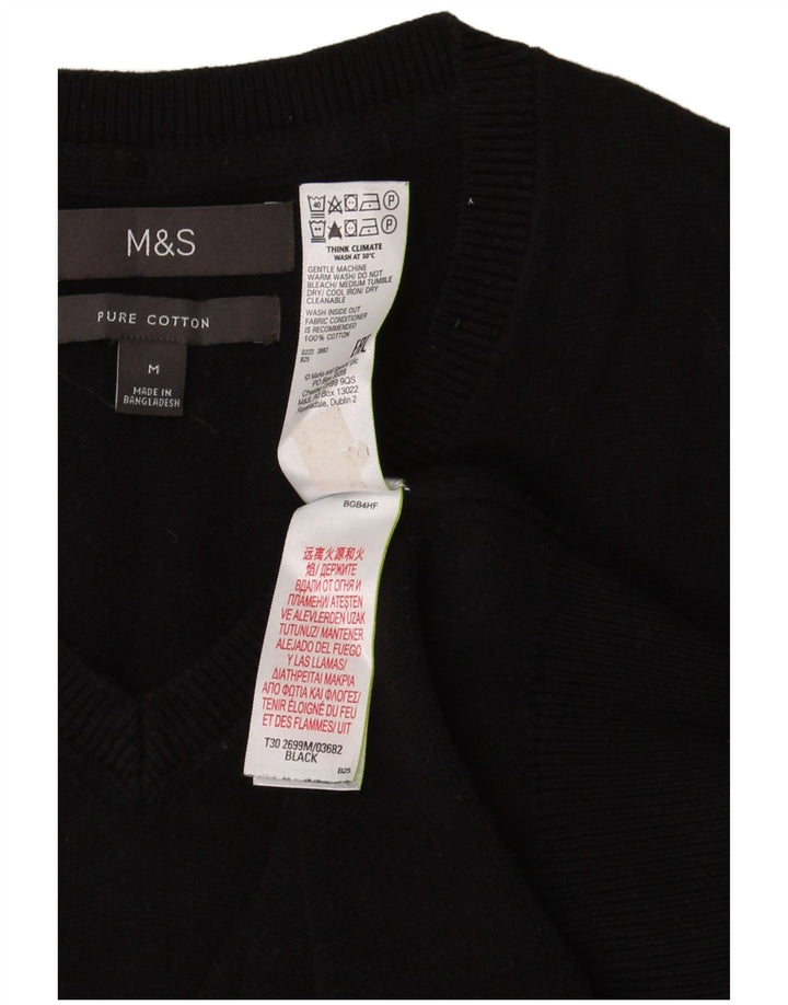 Marks & Spencer Vestă pentru bărbați Tank Top Bumbac mediu negru