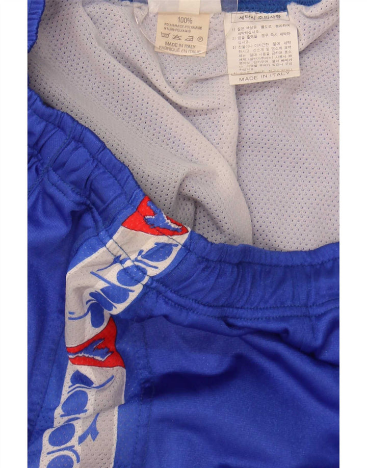 Pantaloni scurți de înot grafic pentru bărbați Diadora, albastru mediu, poliamidă color bloc