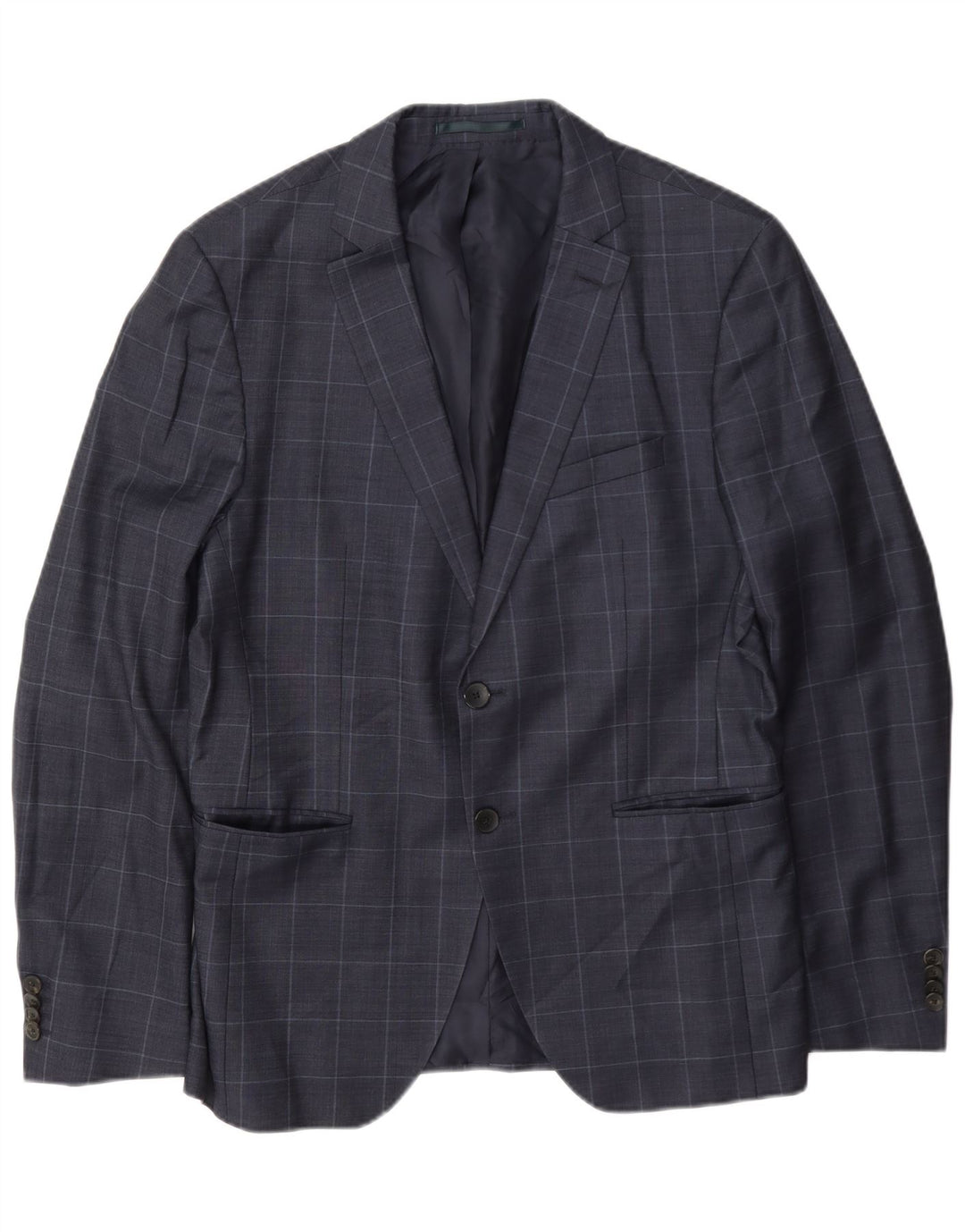 Jachetă blazer pentru bărbați Hugo Boss, cu 2 nasturi, UK 50, mare, albastru bleumarin