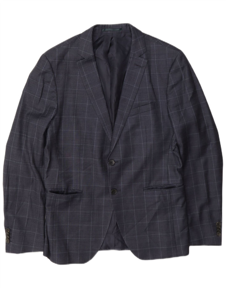 Jachetă blazer pentru bărbați Hugo Boss, cu 2 nasturi, UK 50, mare, albastru bleumarin