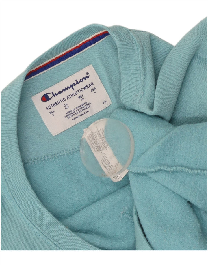 Pulover cu grafic pentru femei Champion UK 10 Poliester albastru mic