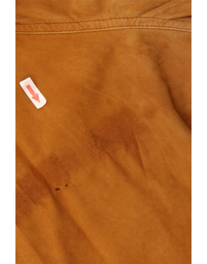 Bomber vintage pentru femei de piele intoarsa UK 18 XL maro
