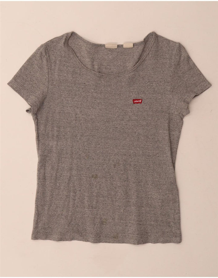 Tricou pentru femei Levi's Top UK 12 Medium Grey Flecked Bumbac