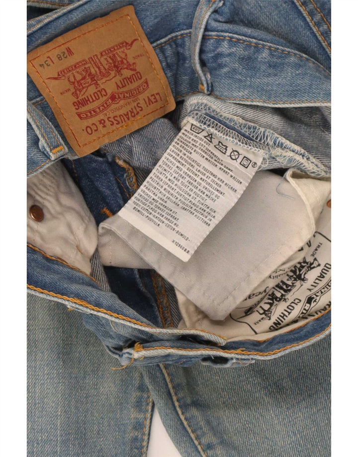 Blugi pentru bărbați Levi's cu talie înaltă W28 L34 Bumbac albastru