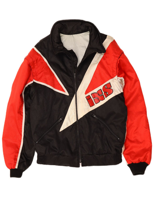 Jachetă IXS Motorstyle Graphic Racer pentru bărbați UK 42 XL Negru Colorblock Tactel