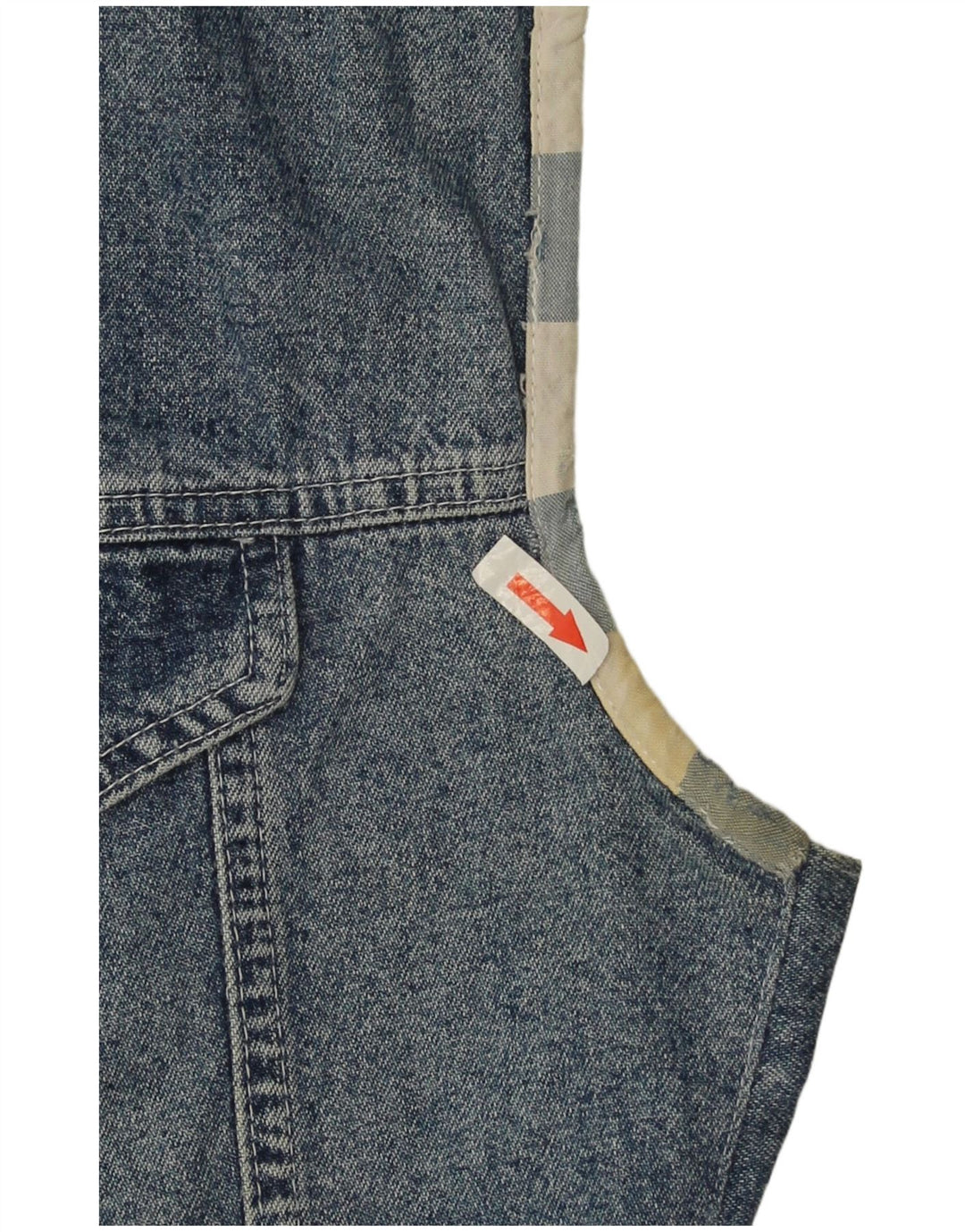 Gilet de denim pentru femei Squaw UK 10 Small Blue