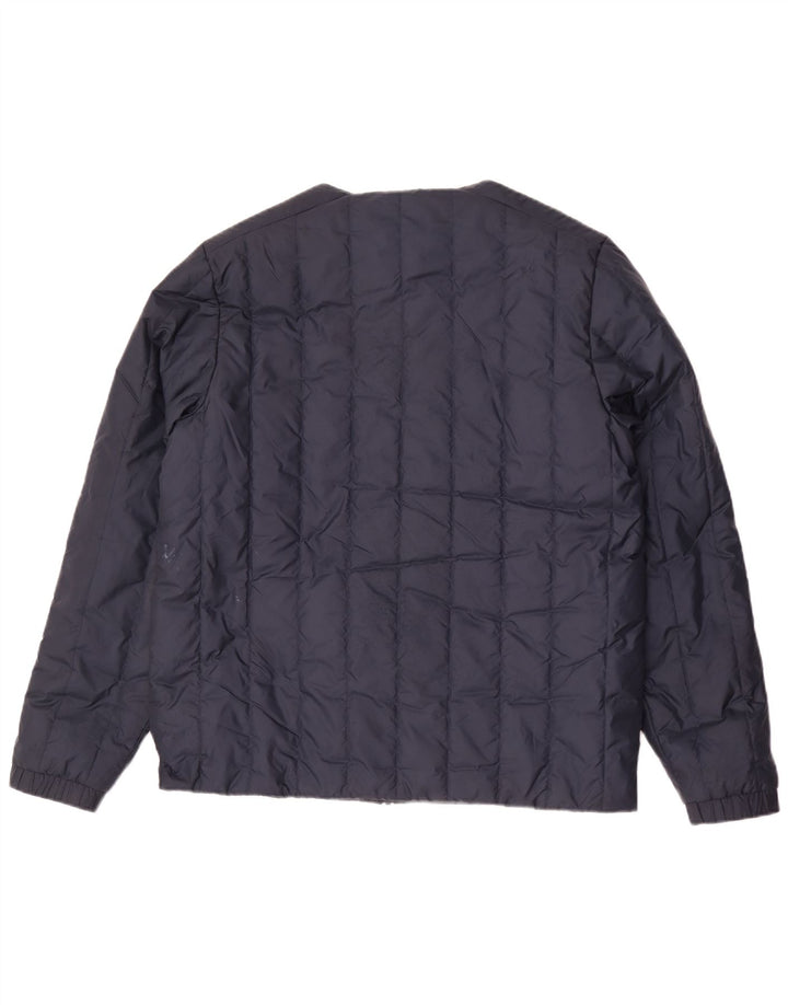 Jachetă căptușită pentru bărbați Adidas UK 40, mare, albastru, poliester