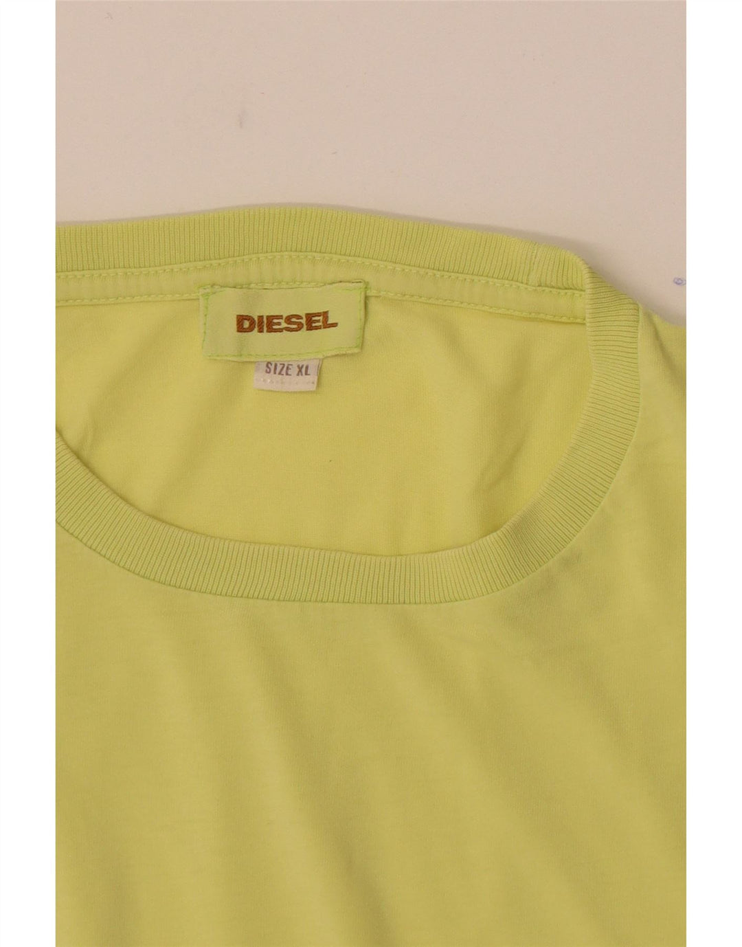 Tricou pentru bărbați Diesel Top XL Galben