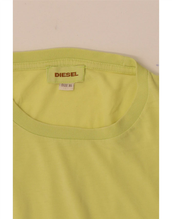 Tricou pentru bărbați Diesel Top XL Galben