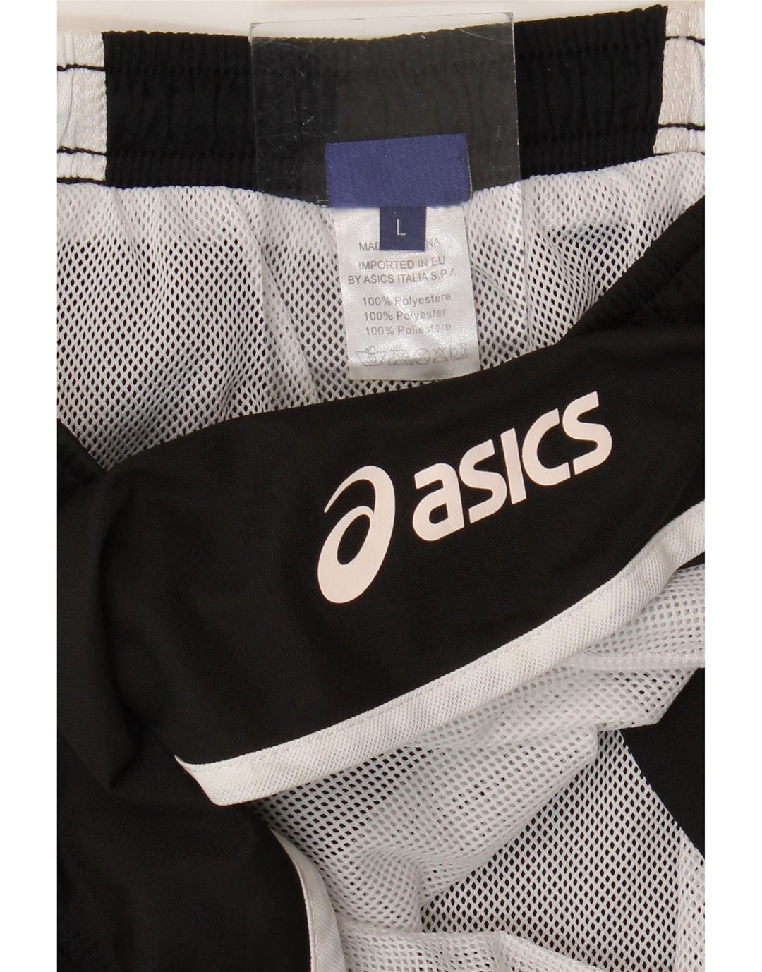 Pantaloni scurți de înot ASICS pentru femei UK 14, mari, negru, poliester color bloc