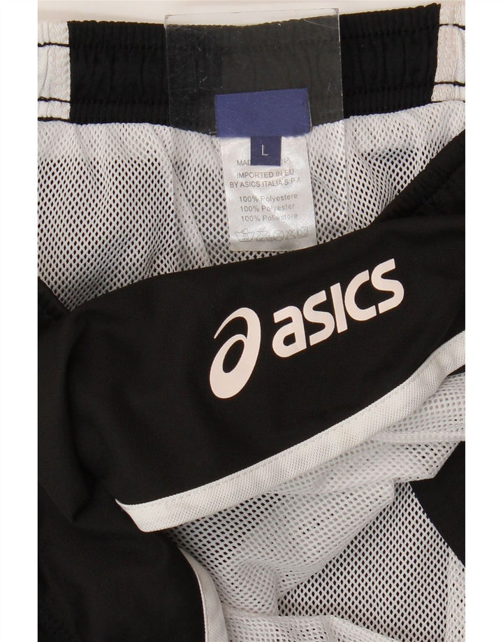 Pantaloni scurți de înot ASICS pentru femei UK 14, mari, negru, poliester color bloc