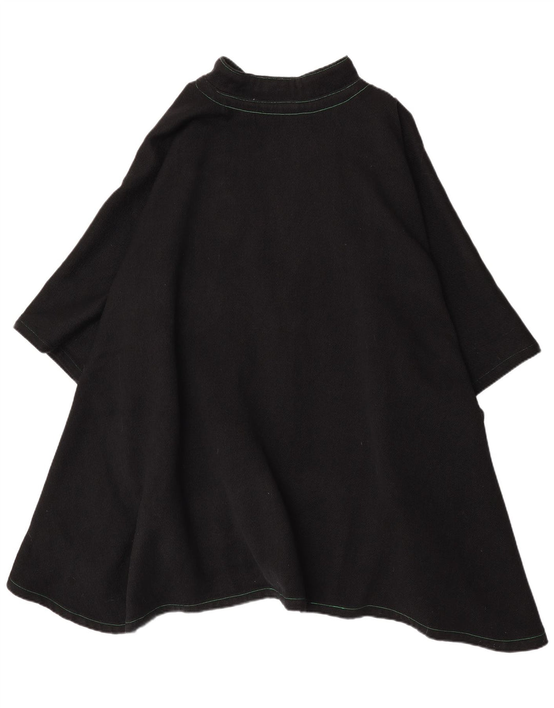 Rochie Poncho Vintage pentru Femei Marime Unia Neagra