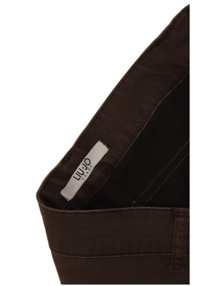 Pantaloni casual slim pentru femei Liu Jo L30 L30 maro