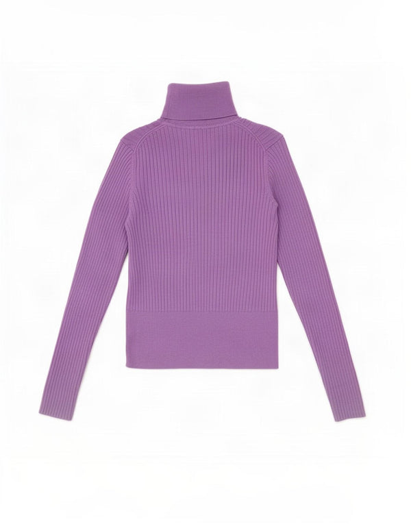 Bluză Crop Top Femei Zara UK 12 Viscoză Mov Mediu