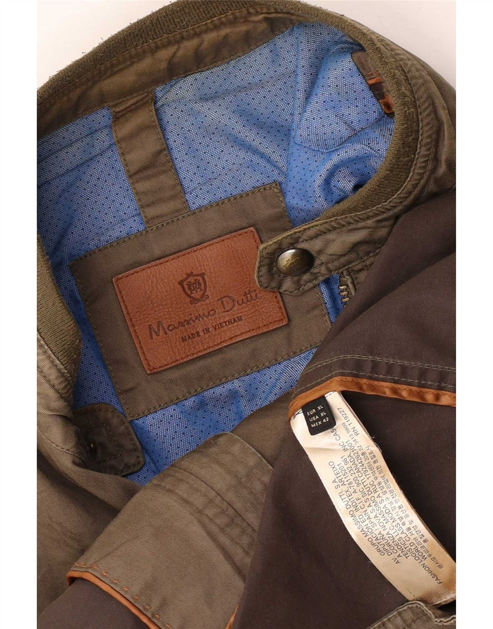 Jachetă Massimo Dutti pentru bărbați, UK 42 XL, bumbac kaki