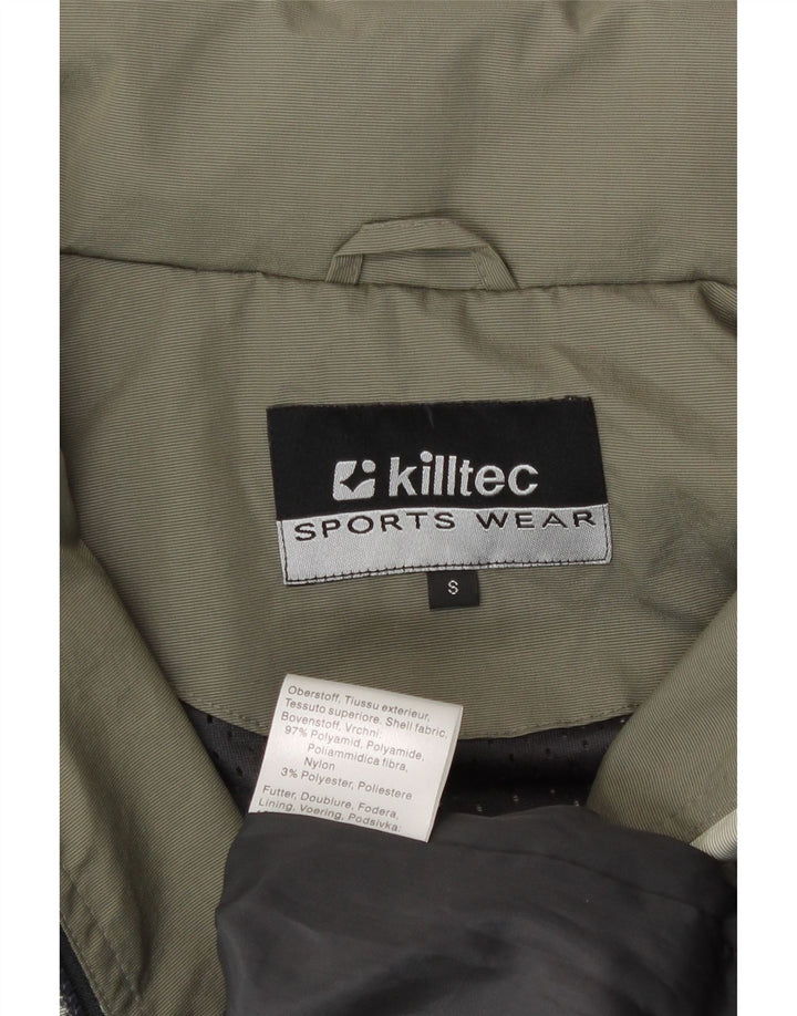 Jachetă de ploaie cu glugă Killtec pentru bărbați UK 36 Poliamidă verde mică