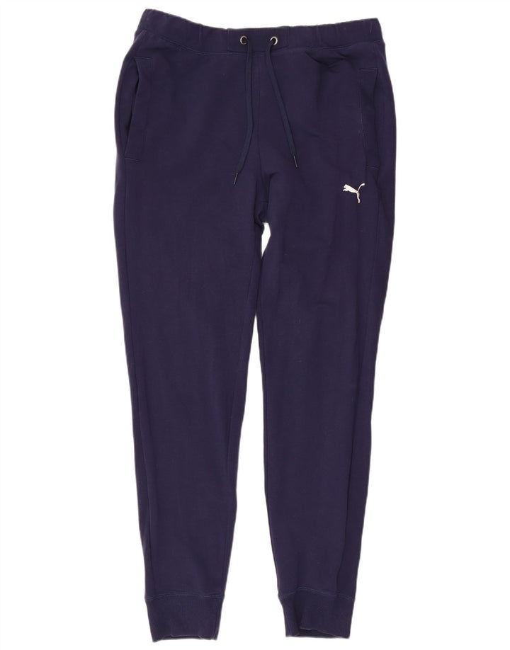 Pantaloni de trening PUMA pentru bărbați Pantaloni de jogging mari, bleumarin, bumbac
