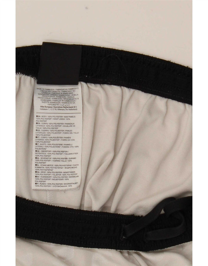 Pantaloni scurți sport Nike Dri Fit pentru bărbați, mari, alb, din poliester