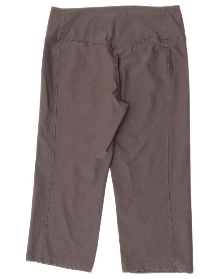 Leggings Capri Nike Dri Fit pentru femei UK 14 Medium Gri Poliester